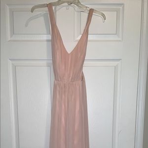 David’s bridal bridesmaid dress color blush